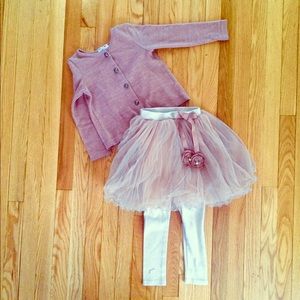 Mae Li Rose girls tulle skirt outfit